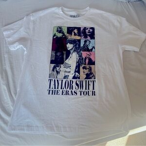 Taylor Swift official The Eras Tour White T-Shirt size XL
